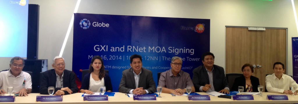 GXI and RuralNet MOA Signing