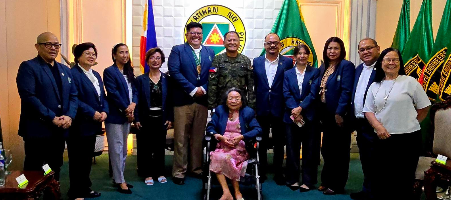 Courtesy meeting with Philippine Army Lt. Gen. Antonio Nafarrete to explore a financial literacy partnership for uniformed personnel