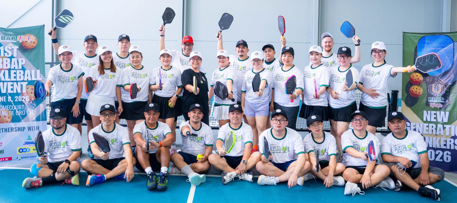 1st RBAP Pickleball Event at Homecourt, Cagayan De Oro City