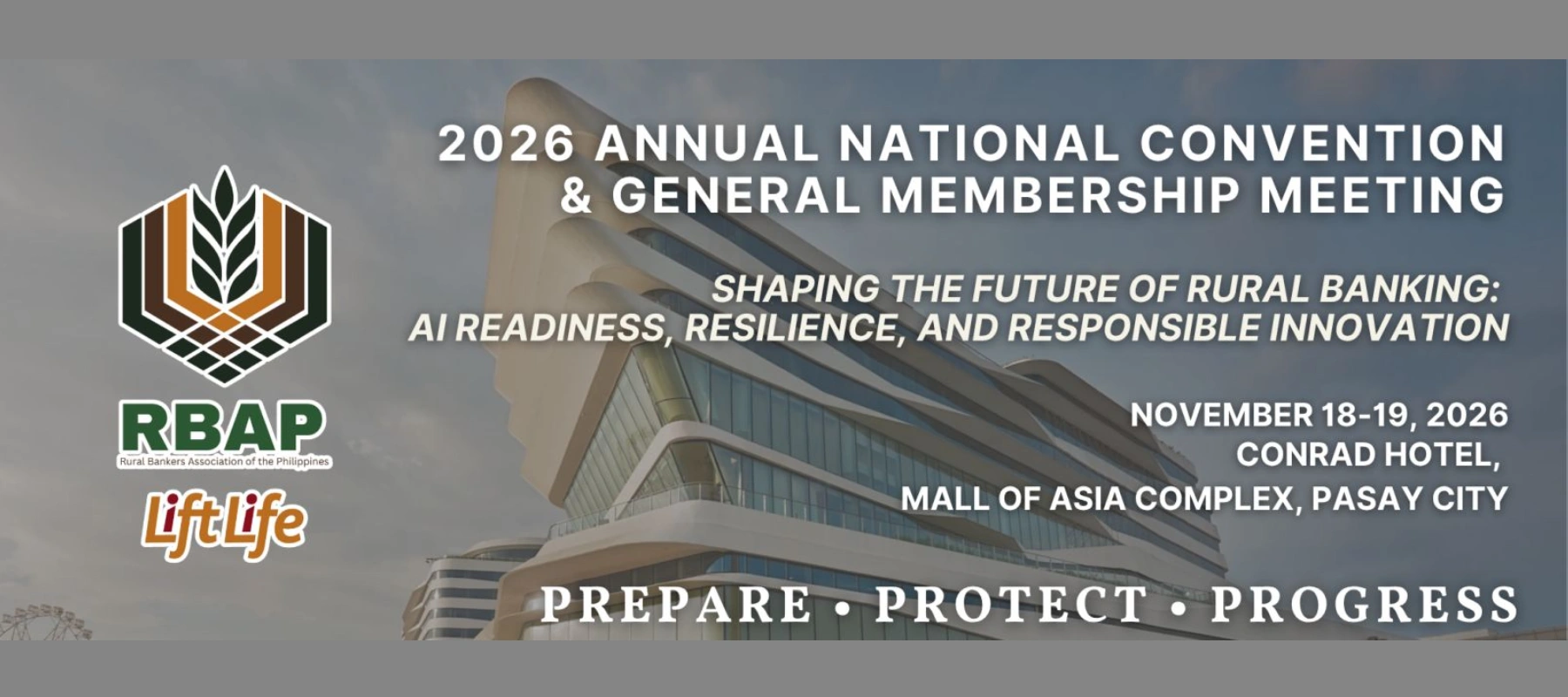 2026 RBAP Annual National Convention & General Membership Meeting in Conrad Hotel, Pasay City